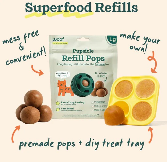 WOOF The Pupsicle Refillable Dog Toy - Image 4