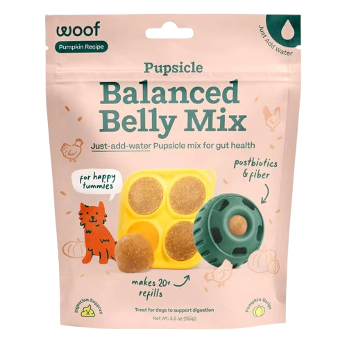WOOF Balanced Belly Pupsicle Mix for Dogs, 5.5oz
