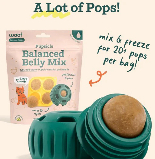 WOOF Balanced Belly Pupsicle Mix for Dogs, 5.5oz - Image 2