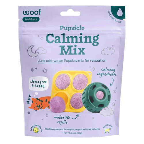 WOOF Calming Pupsicle Mix for Dogs. 5.5oz