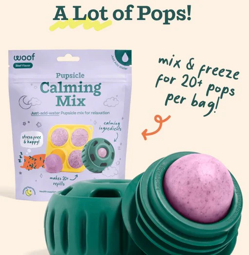 WOOF Calming Pupsicle Mix for Dogs. 5.5oz - Image 3