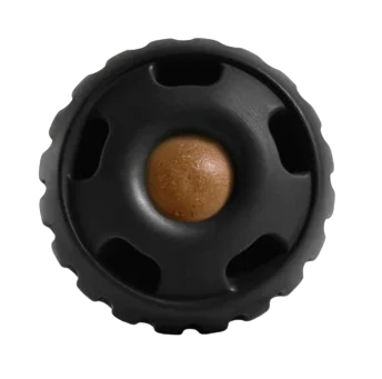 WOOF The Pupsicle Refillable Dog Toy Power Chewer, Black