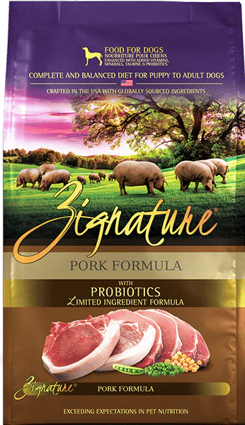 Zignature Pork Formula Dry Dog Food