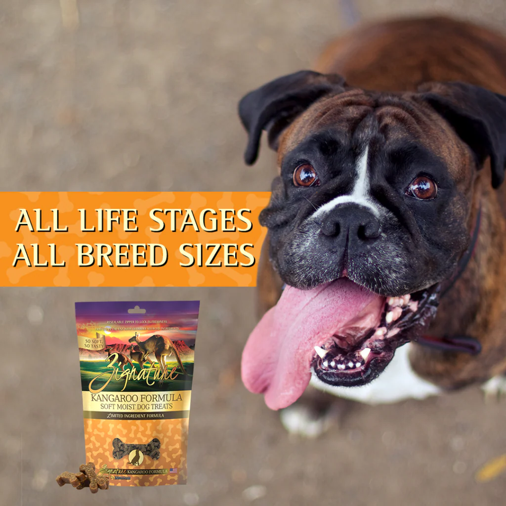 Zignature® Kangaroo Formula Soft Moist Dog Treats, 4oz - Image 6
