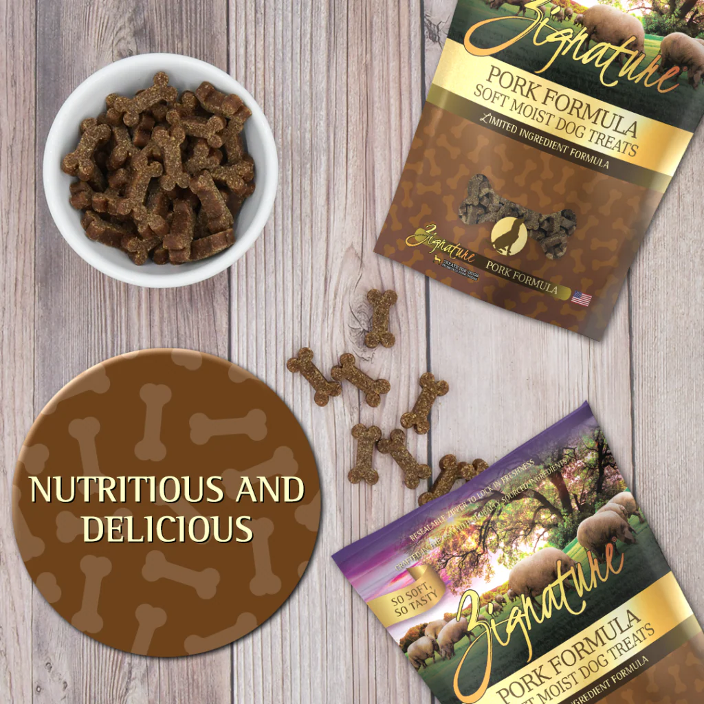 Zignature® Pork Formula Soft Moist Dog Treats, 4oz - Image 4