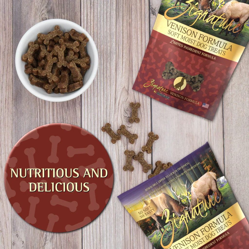 Zignature® Venison Formula Soft Moist Dog Treats, 4oz - Image 4