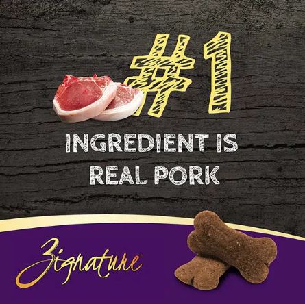 Zignature Ziggy Bars Pork Formula Dog Biscuit Dog Treat, 12oz - Image 3