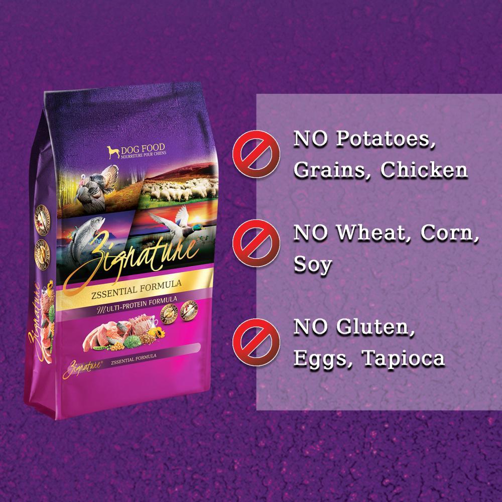 Zignature Grain Free Zssential Multi-Protein Recipe Dry Dog Food - Image 6